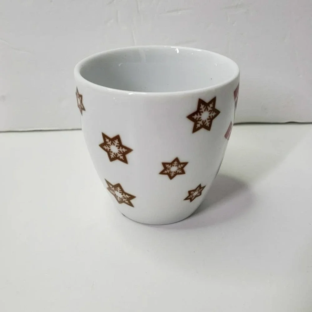 Crate & Barrel‎ Gingerbread Childs Mug Mini Coffee Espresso Cup White
